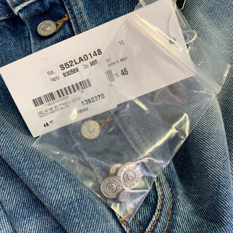 MAISON MARGIELA Size 10 Medium Wash Denim Cotton Jeans