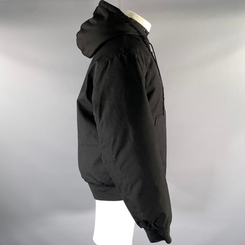 CARHARTT Size M Black Nylon Puffer Coat