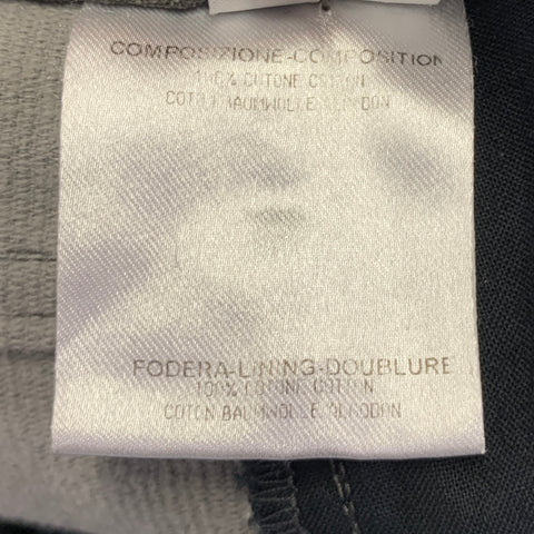 BALENCIAGA Size 36 Grey Corduroy Cotton Jean Cut Casual Pants