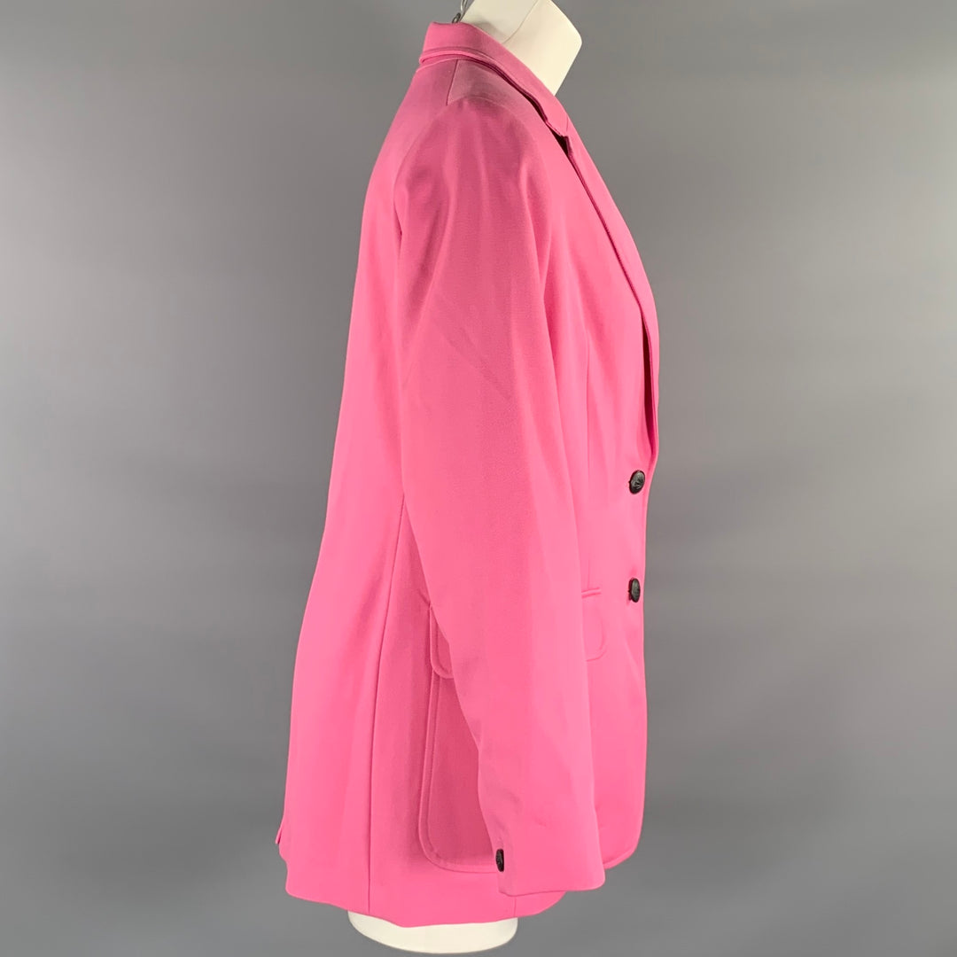 RAG & BONE Size M Pink Wool Notch Lapel Jacket