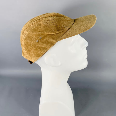 HENDER SCHEME Pig Jet Cap Tan Suede Baseball Hat
