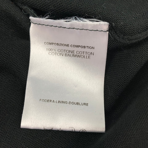 GUCCI Size XS Black Cotton Scoop Neck Pullover