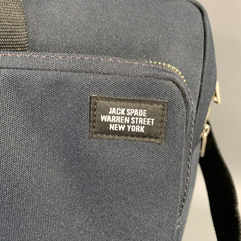 JACK SPADE Navy Black Canvas Duffle Bag