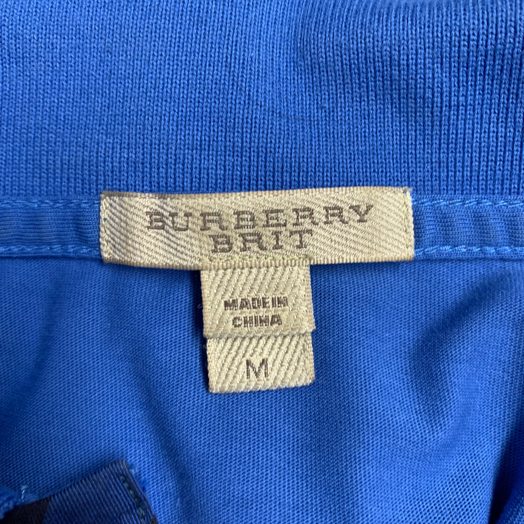 Burberry Polo Shirt Real Vs Fake BURBERRY BRIT Size M Blue