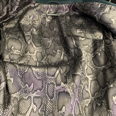 DRYKORN Size 40 Forest Green Corduroy Cotton Blend Peak Lapel Sport Coat