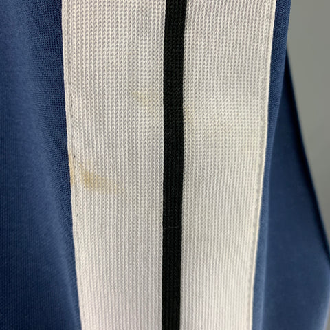 PALM ANGELS Size XXS Blue White Polyester Stripe Joggers Casual Pants