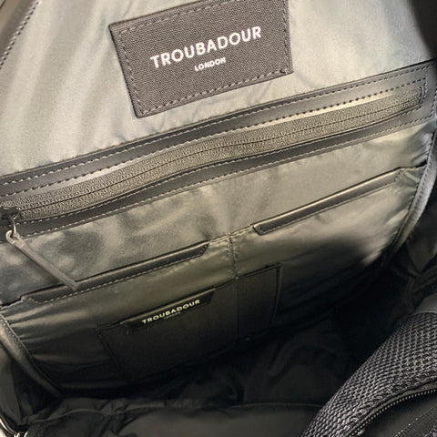 TROUBADOUR Black Backpack Bags