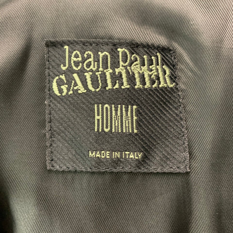 JEAN PAUL GAULTIER Size 38 Black Angora Wool Belted Coat