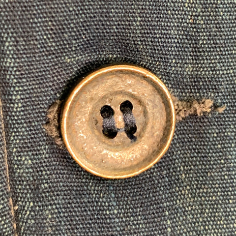 RRL by RALPH LAUREN Size L Navy Denim Cotton Coat