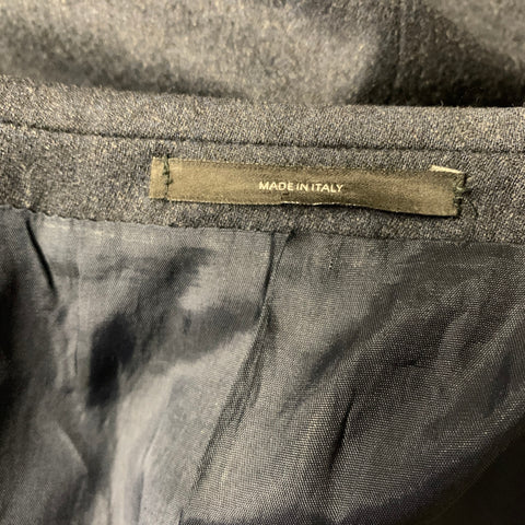 PAUL SMITH Chest Size 40 Grey Dark Grey Wool Silk Notch Lapel Sport Coat