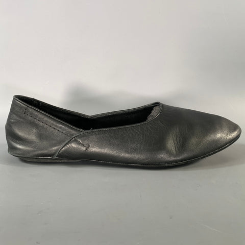 HAIDER ACKERMANN Size 8 Black Leather Slip On Loafers