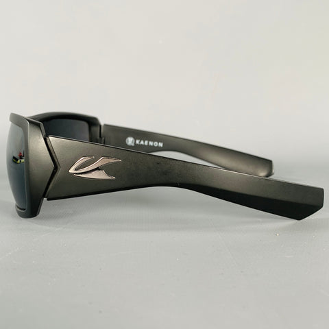 KAENON Matte Black Acetate Polarized Sunglasses
