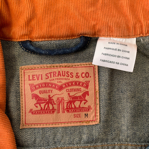 LEVI STRAUSS Size M Navy Denim Classic Jacket