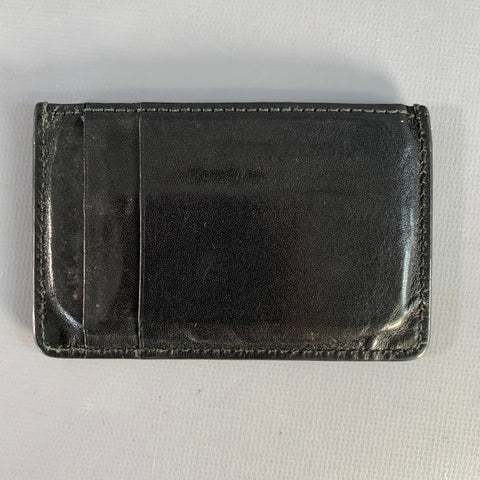 ALEXANDER MCQUEEN Black Textured Leather Wallet