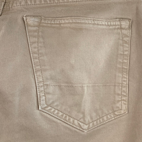 TOM FORD Size 30 Khaki Cotton Blend Twill Button Fly Jeans