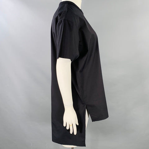 GIVENCHY Size L Black Cotton Crew Neck T-Shirt
