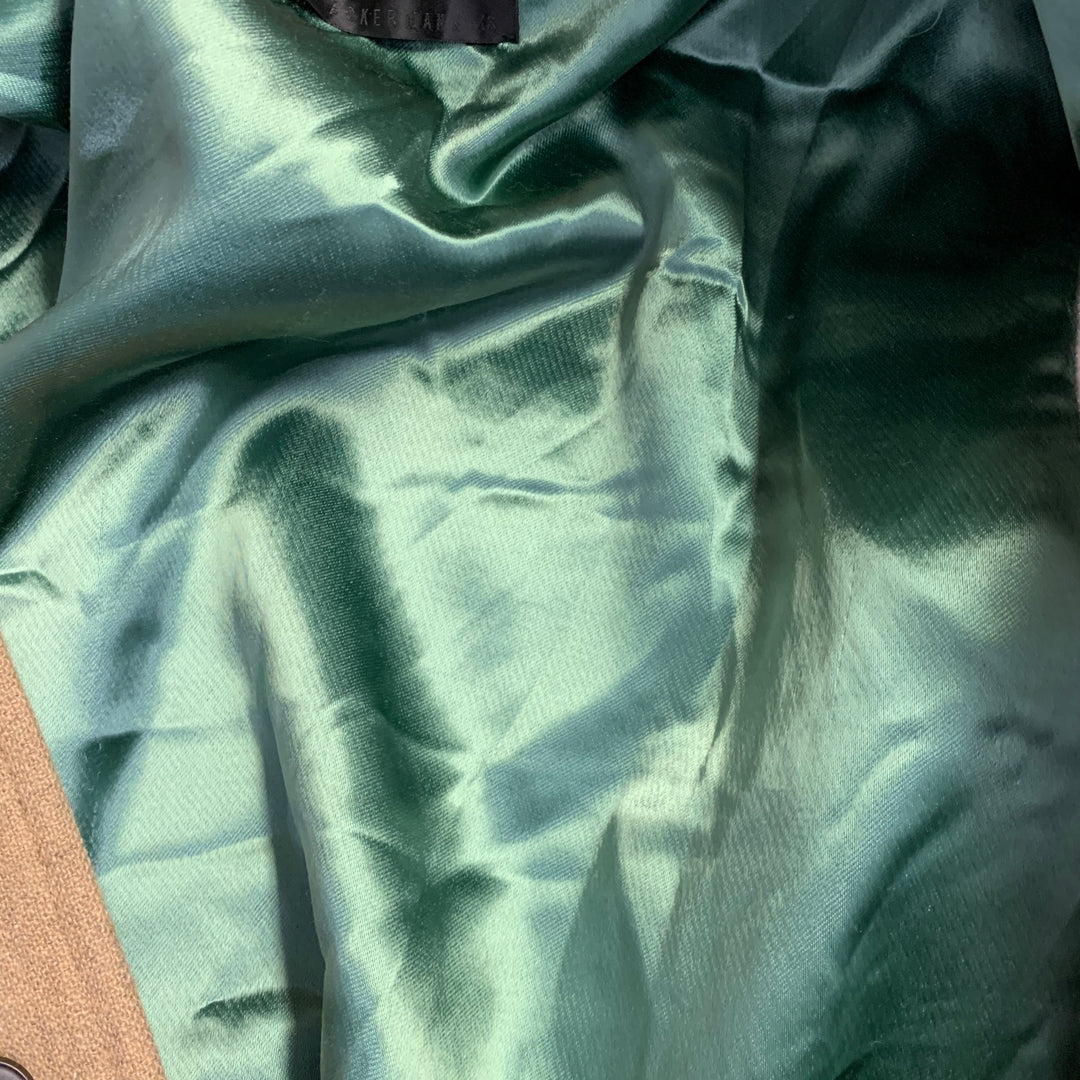 HAIDER ACKERMANN Size 38 Tan Wool Cotton Cropped Blouson Bomber Jacket