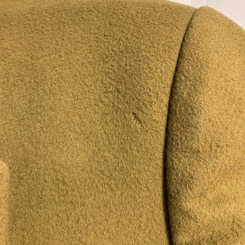 PAUL SMITH Size 38 Olive Green Wool Cashmere Peak Lapel Coat