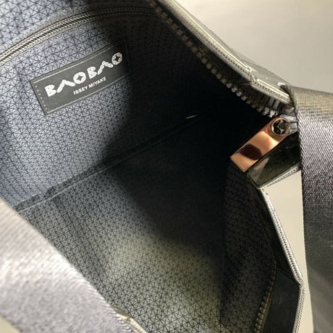 BOA BOA ISSEY MIYAKE Black Triangle Cross Body Bag