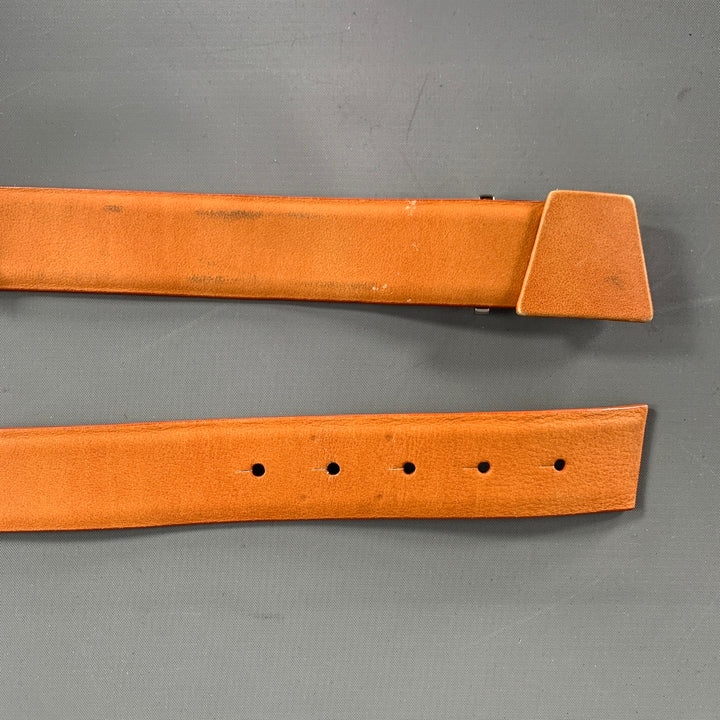 AKRIS Waist Size 36 Tan Leather Belt