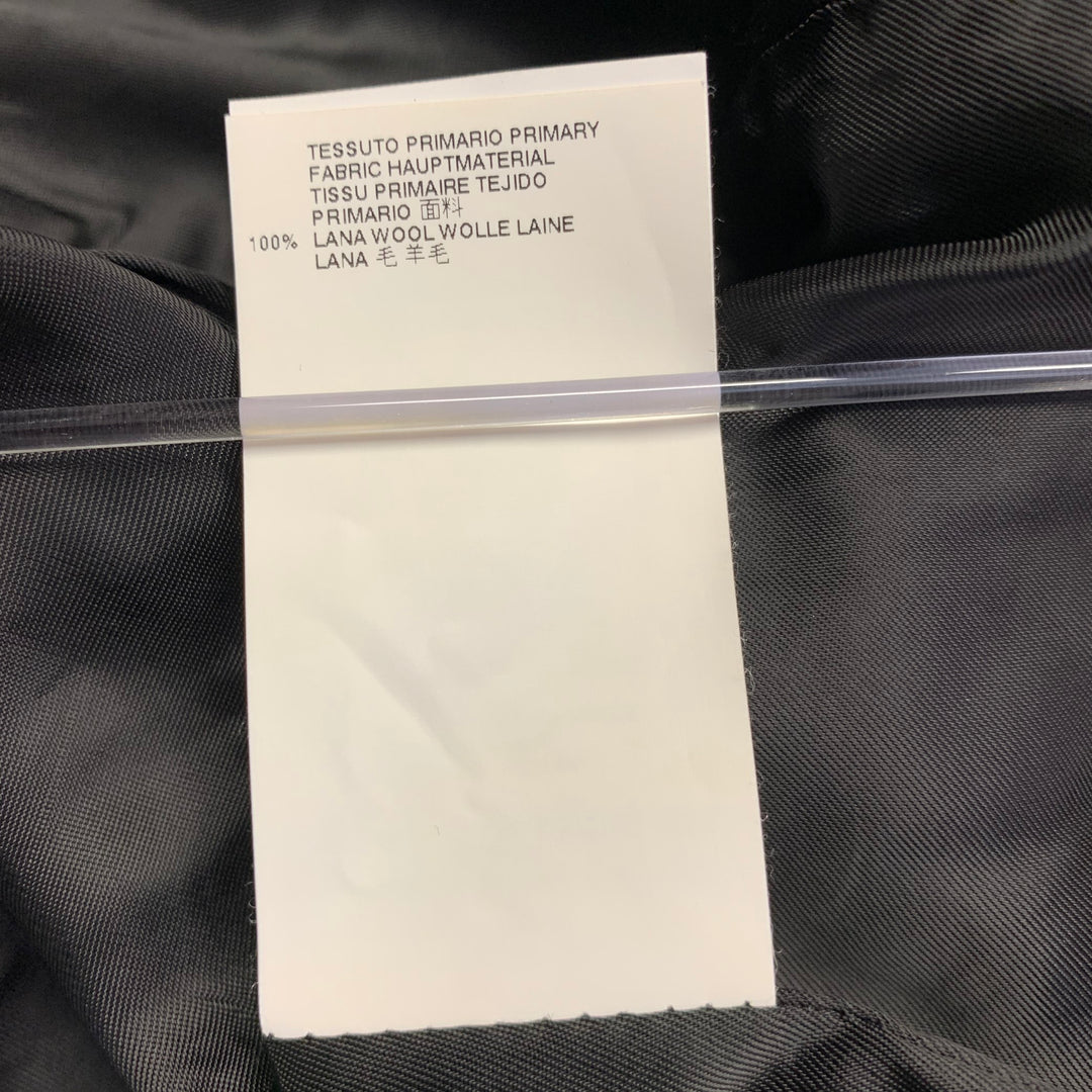 MM6 MAISON MARGIELA Size 2 Black Wool Shawl Collar Jacket Blazer