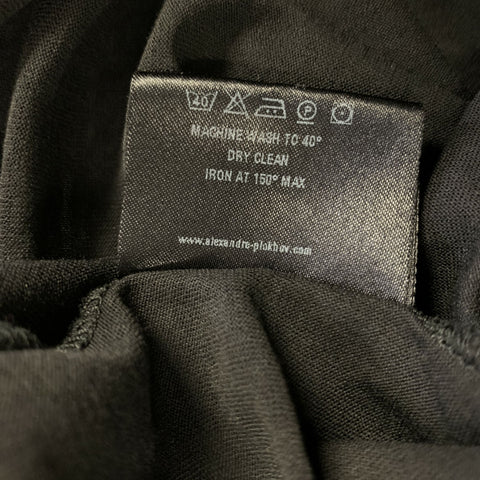 ALEXANDRE PLOKHOV Size S Black Grey Graphic Cotton Tank Top