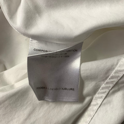 ALEXANDER MCQUEEN Size M White Cotton Long Sleeve Shirt