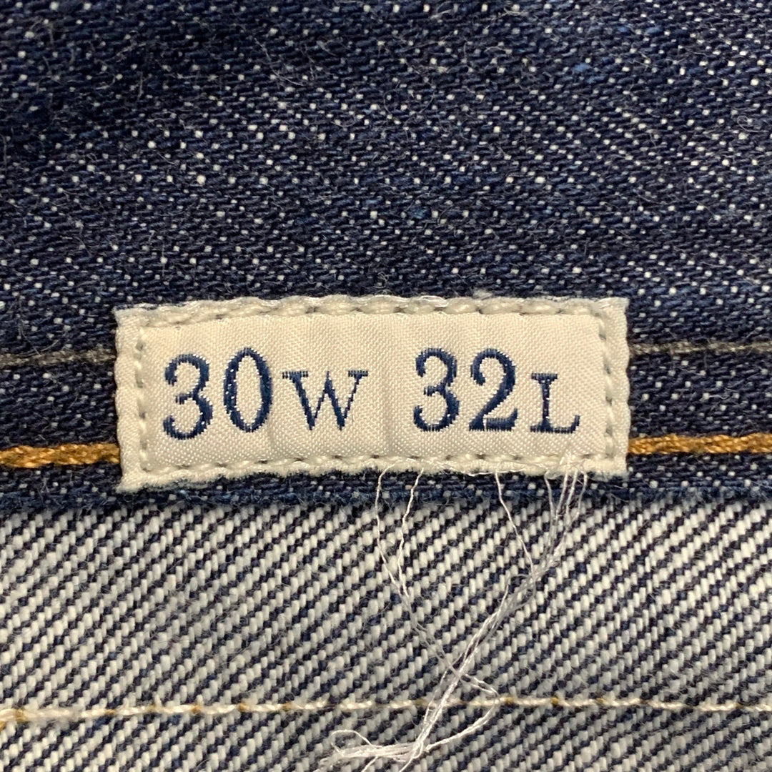WALLACE & BARNES Size 30 Indigo Denim Twill Tapered Carpenter Jeans