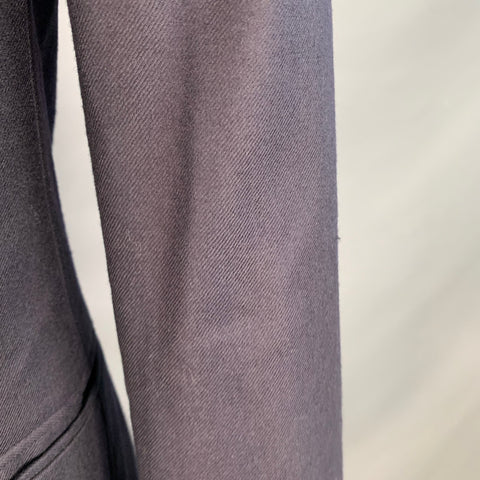 Veste de sport Ermenegildo Zegna en twill de laine marine, revers crantés, taille 40 Regular