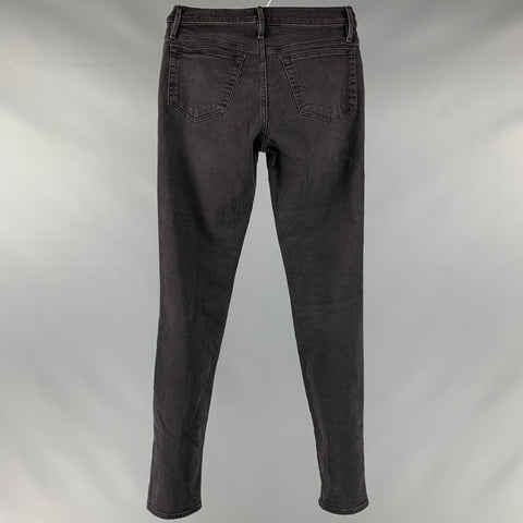 FRAME Size 29 Black Cotton Blend Skinny Jeans