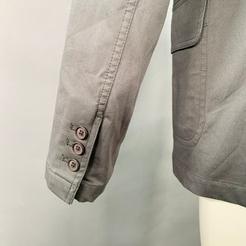 TAYLOR STITCH Size 40 Grey Charcoal Cotton Blend Chore Jacket
