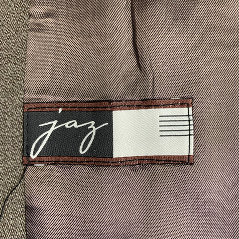 JOSEPH ABBOUD Size 42 Regular Brown Wool V-Neck Vest
