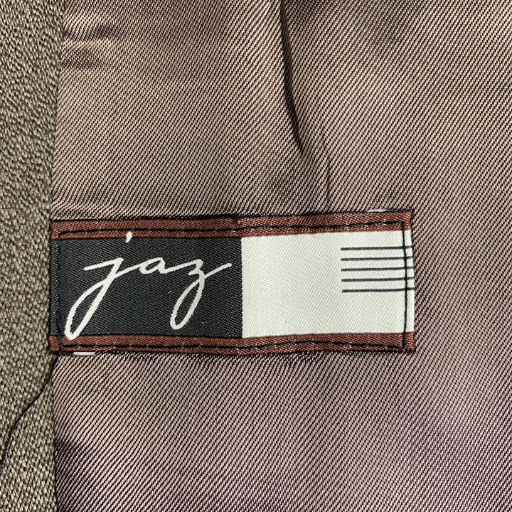 JOSEPH ABBOUD Size 42 Regular Brown Wool V-Neck Vest