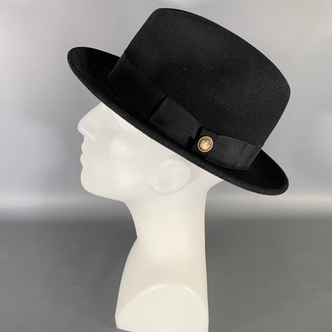 GOORIN BROTHERS Size L Black WPL 5923 Wool Hats