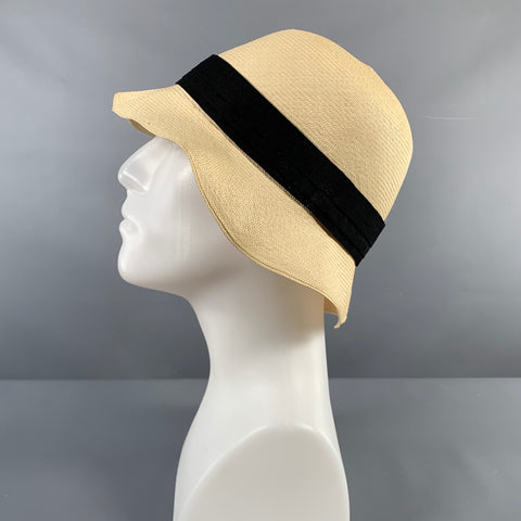 MONTECRISTI Beige Natural Woven Straw Hats