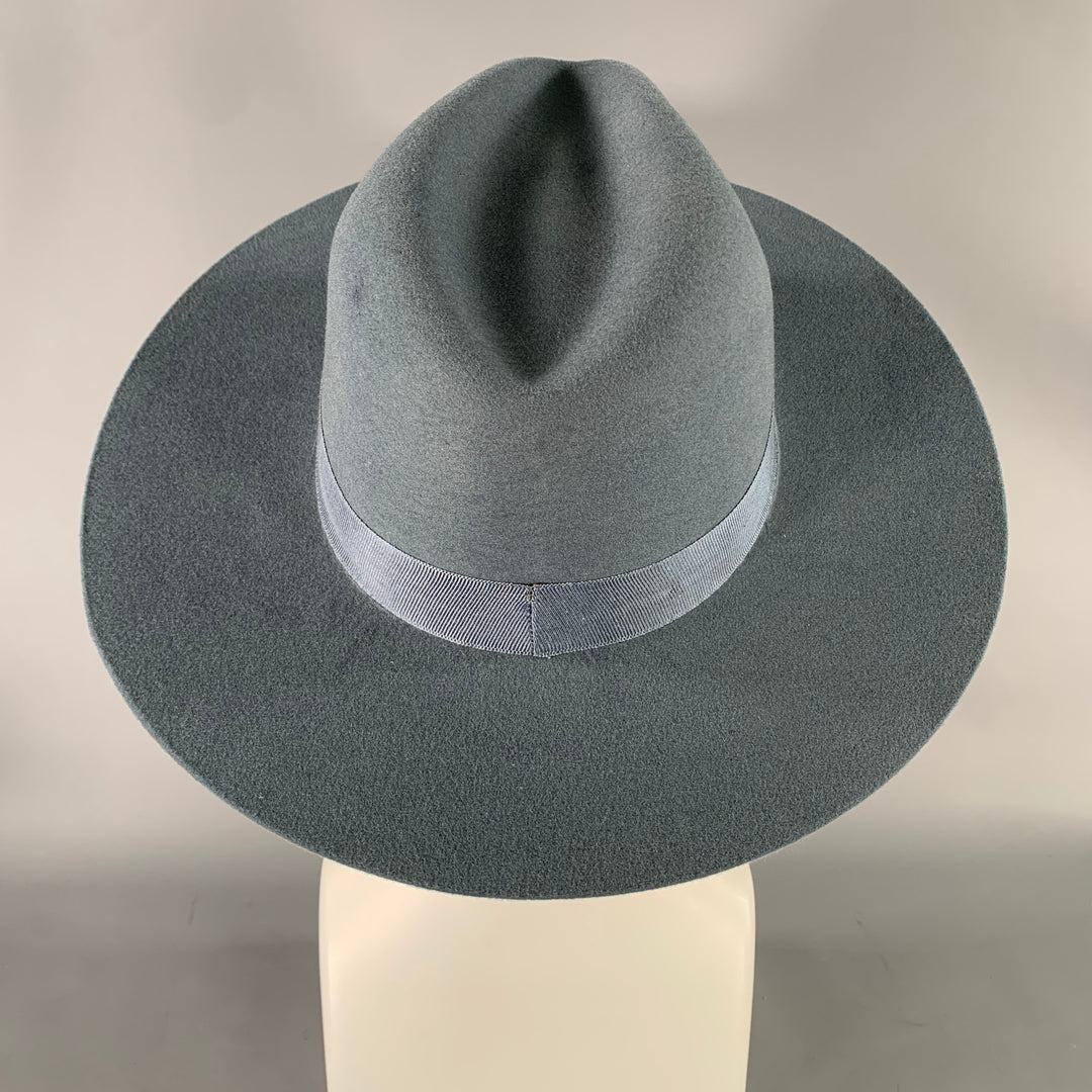HAMPUI HATS Size 61 Grey Blue Felt Hats