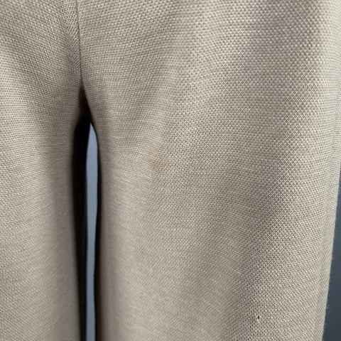 SONIA RYKIEL Size S Grey Taupe Wool Cropped Casual Pants