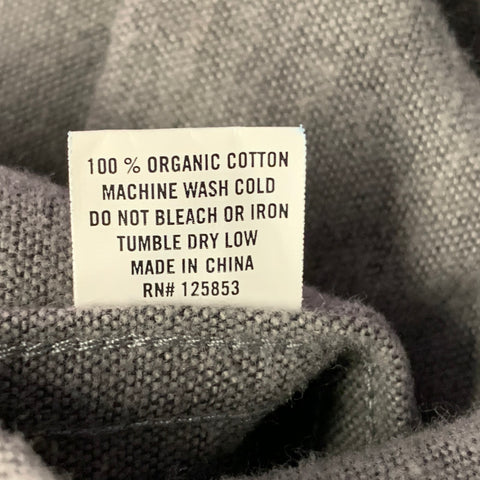 TAYLOR STITCH Size XL The Division Grey Slate Organic Cotton Two Pockets Long Sleeve Shirt