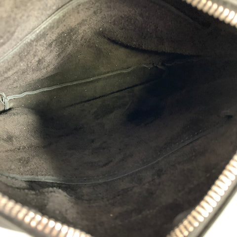M.A+ Size One Size Black Solid Leather Shoulder Bag