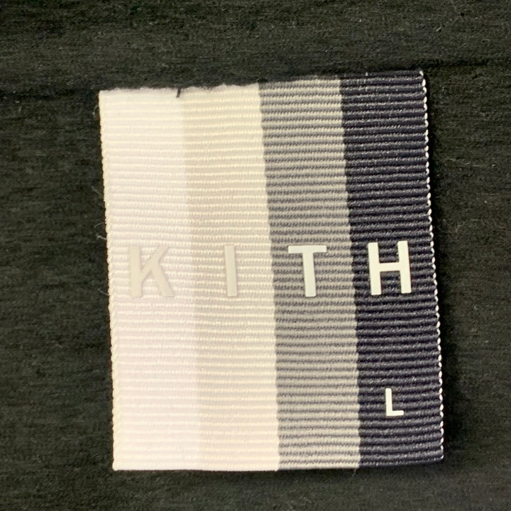 KITH Size L Green Navy Blackwatch Plaid Wool Blend Jacket