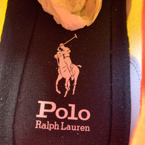 POLO by RALPH LAUREN Size 10.5 White Multi-Color TRAIN 89 PP-SK-LTL Sneakers
