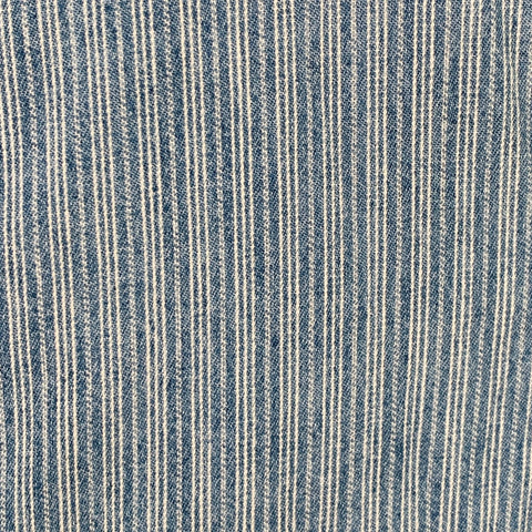 LEVI STRAUSS Size L Blue White Stripe Cotton Two Pockets Long Sleeve Shirt