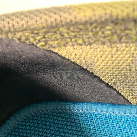 ROTHY'S Size 12 Green Camo Knit Drivers Loafers
