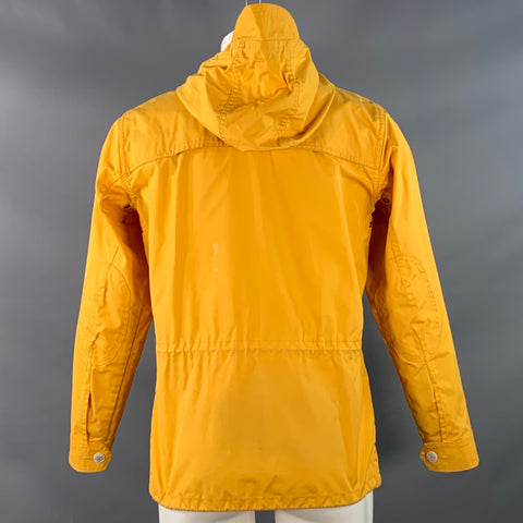 PENFIELD Size XS Yellow Polyester Blend Hooded Windbreaker Jacket