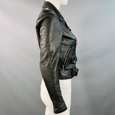 PERFECTO by SCHOTT Size XS Black Leather Motorcycle Jacket