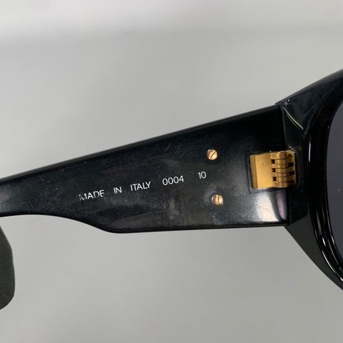 CHANEL Black Acetate Sunglasses
