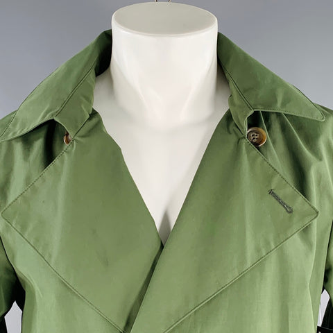 LARDINI Size 40 Green Double Breasted Jacket