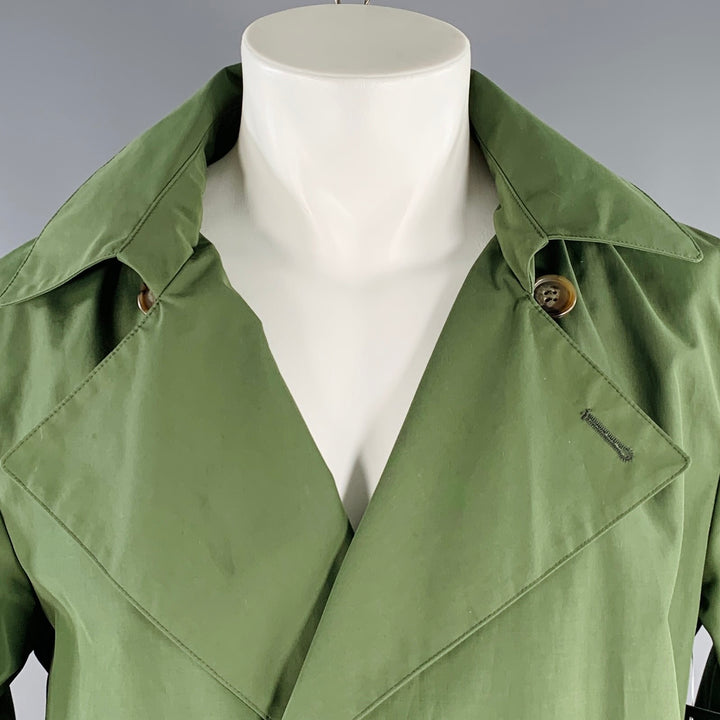 LARDINI Size 40 Green Double Breasted Jacket