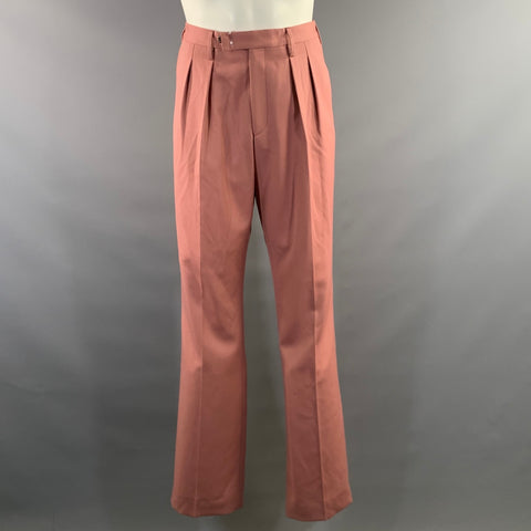 BALDESSARINI Pink Wool Double Breasted Suit