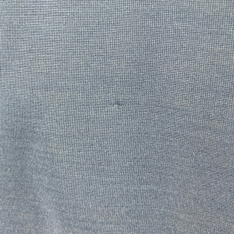 BRIONI Size XL Blue Knit Silk Polo Pullover